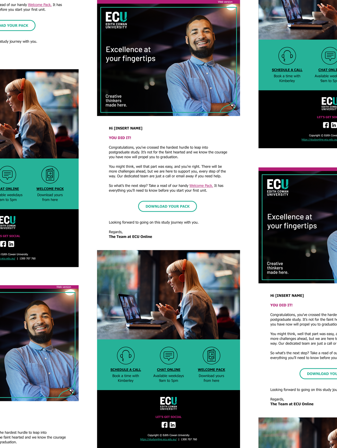 ECU email design