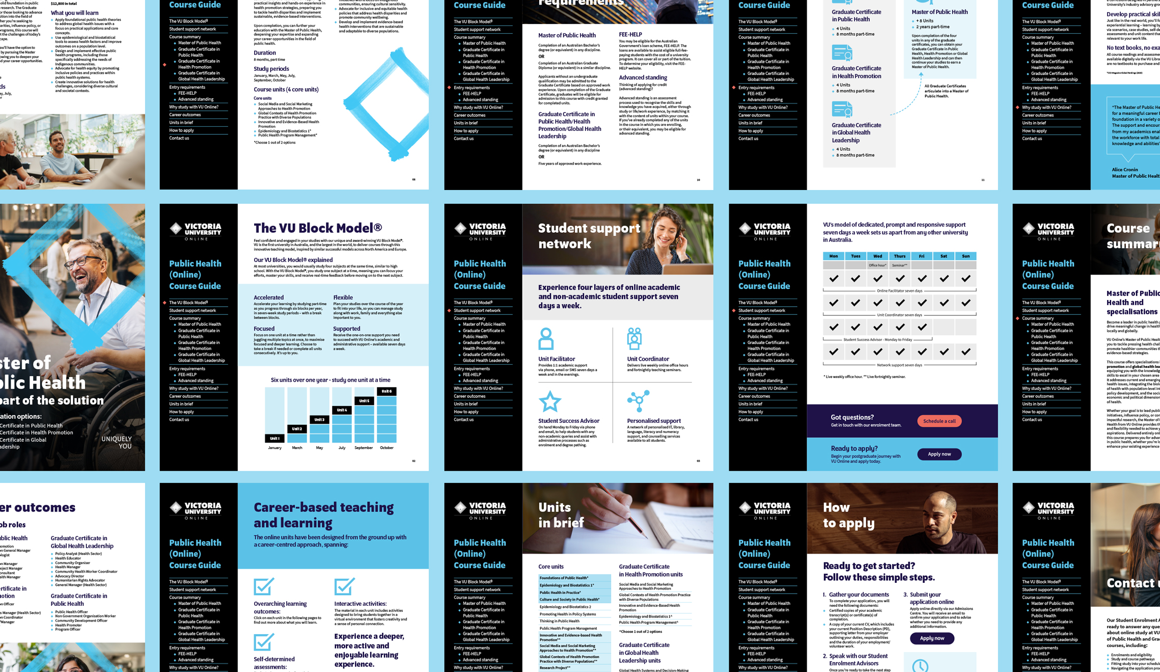 VU brochure design