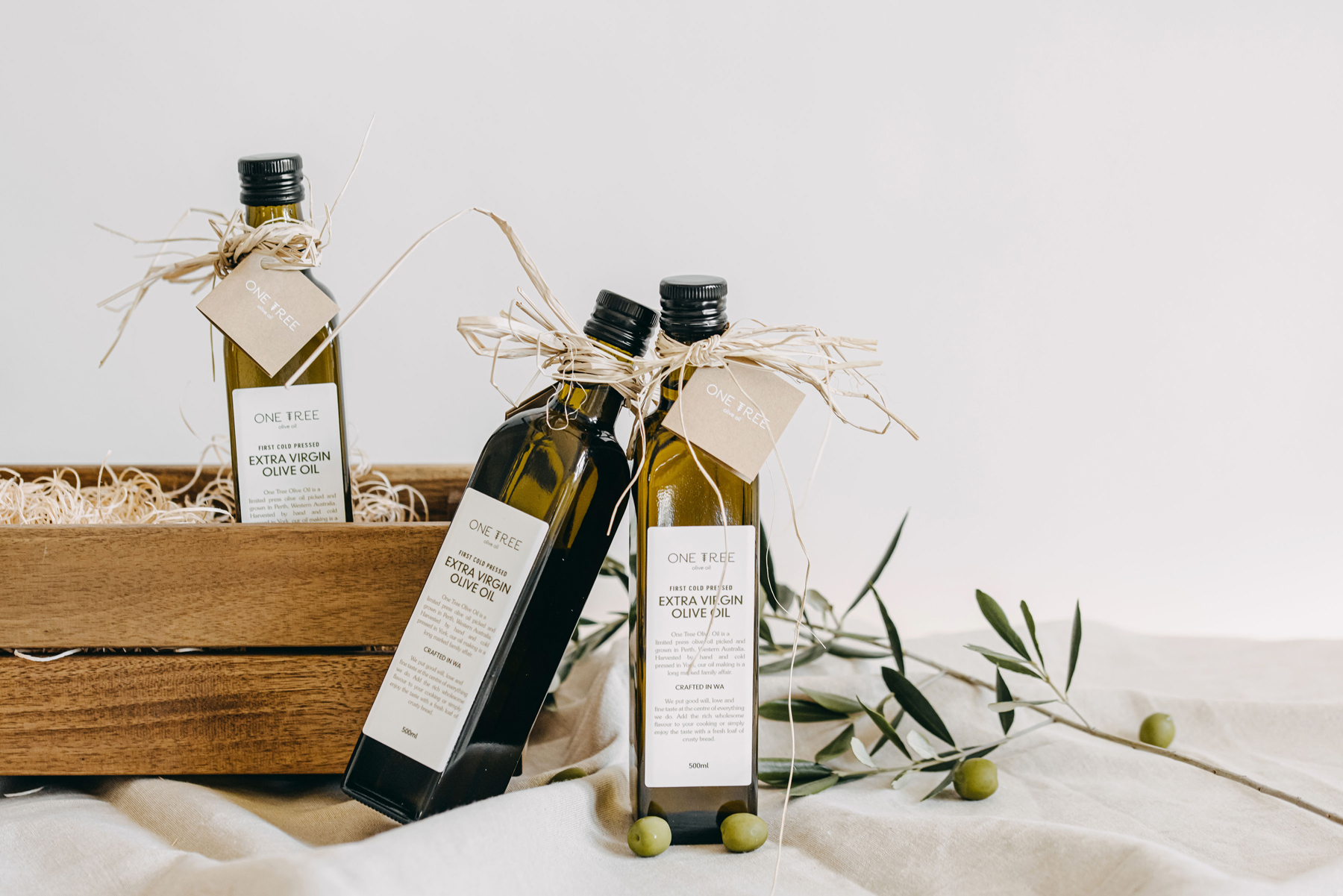 One Tree Olive Oil packaging