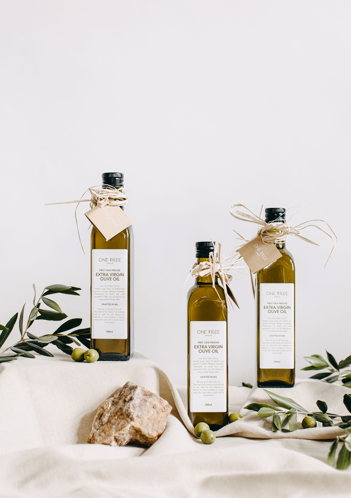 One Tree Olive Oiil packaging