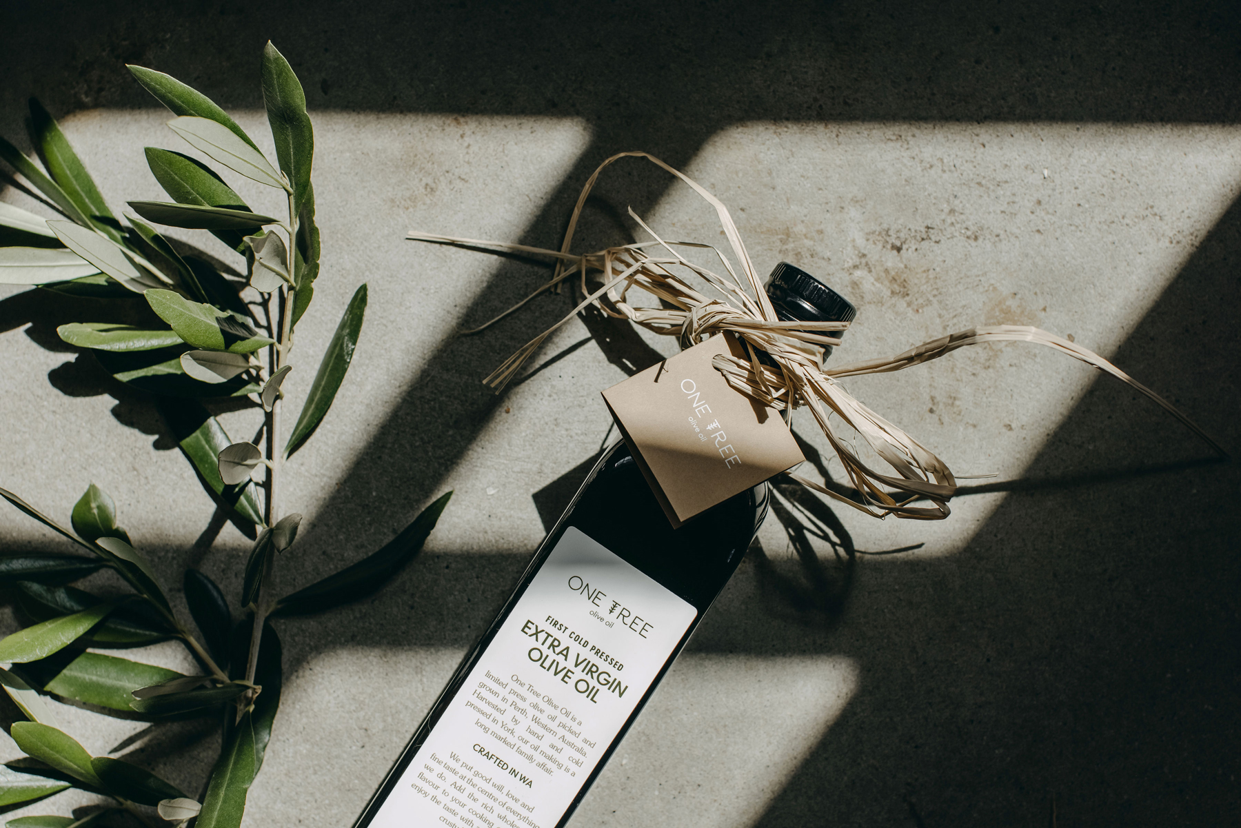 One Tree Olive Oiil packaging