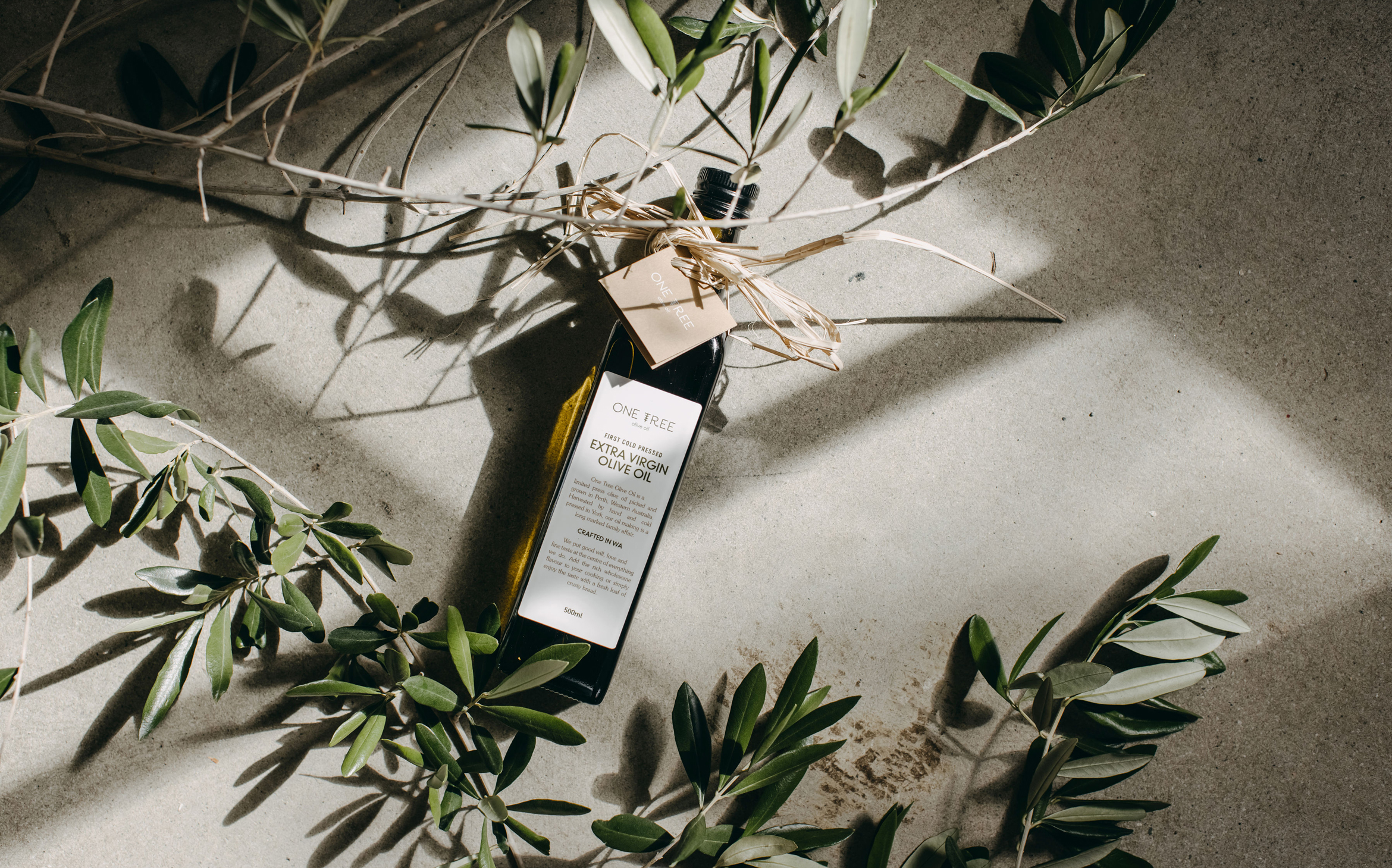 One Tree Olive Oil packaging