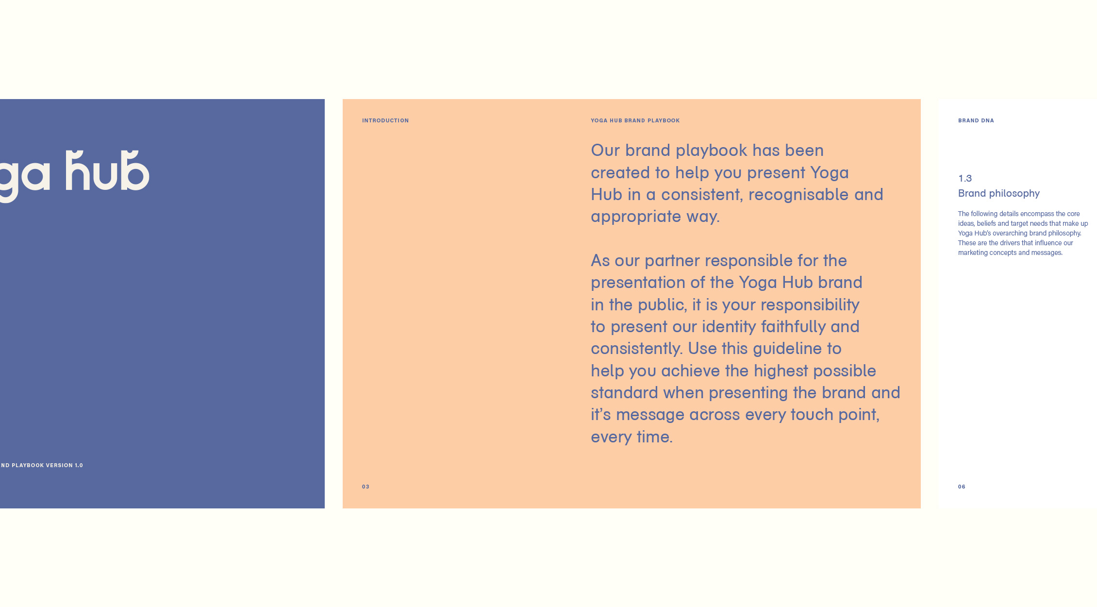 Yoga Hub brand playbook