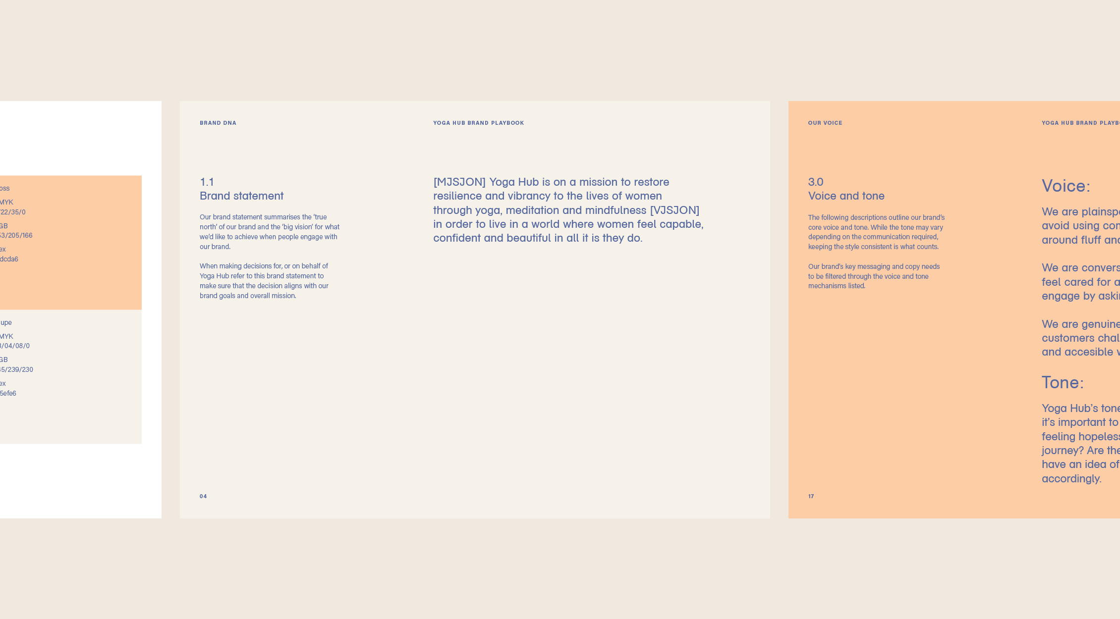 Yoga Hub brand playbook
